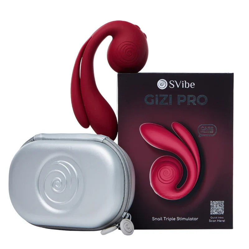 SVibe Snail GIZI PRO Vibrator | BORDEAUX
