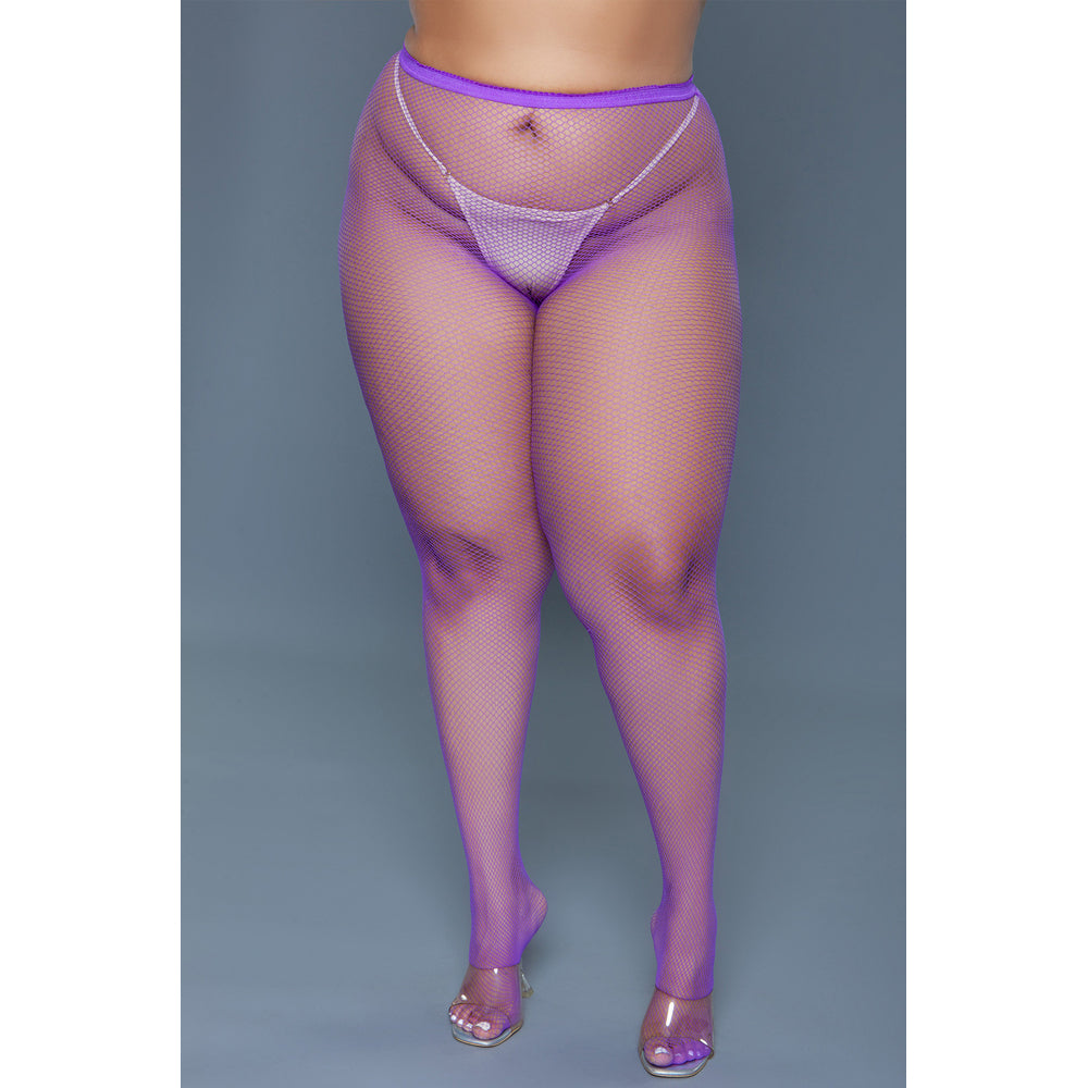 Up All Night Pantyhose | Purple | QS
