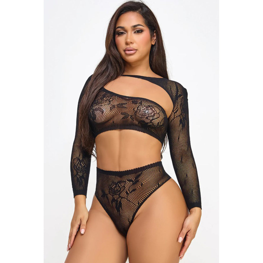 Rose Bodystocking Set | OS