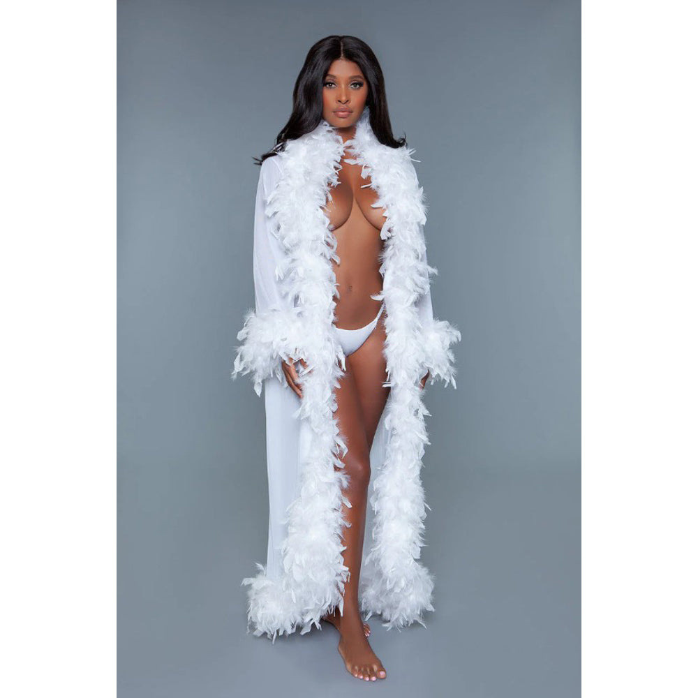 Glamour Robe |White