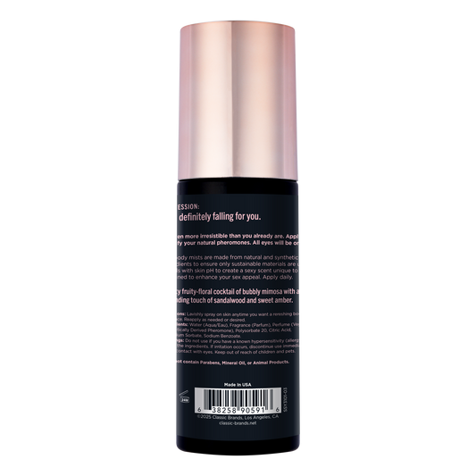 SIMPLY SEXY PHEROMONE BODY MIST - HEAD OVER HEELS - 3.35 floz | 99mL