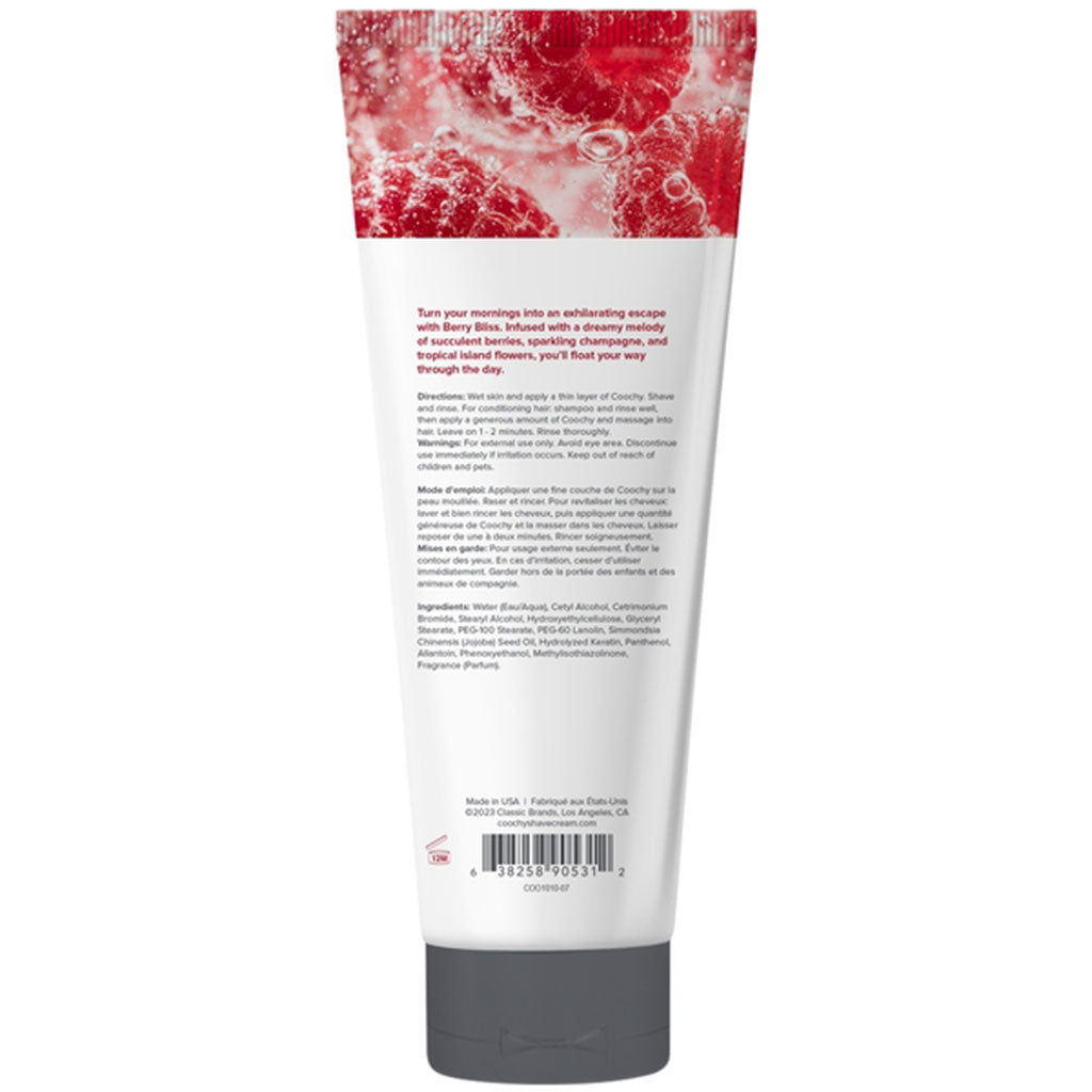 Coochy Shave Cream | Berry Bliss | 7.2 oz