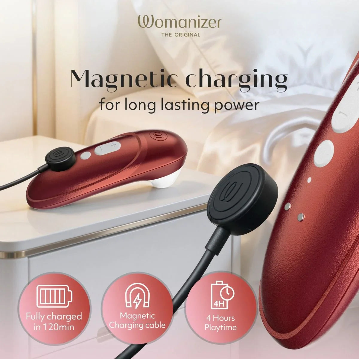 Womanizer Pro | Bordeaux Red