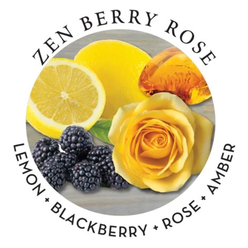 3-in-1 Massage Candle Zen Berry Rose