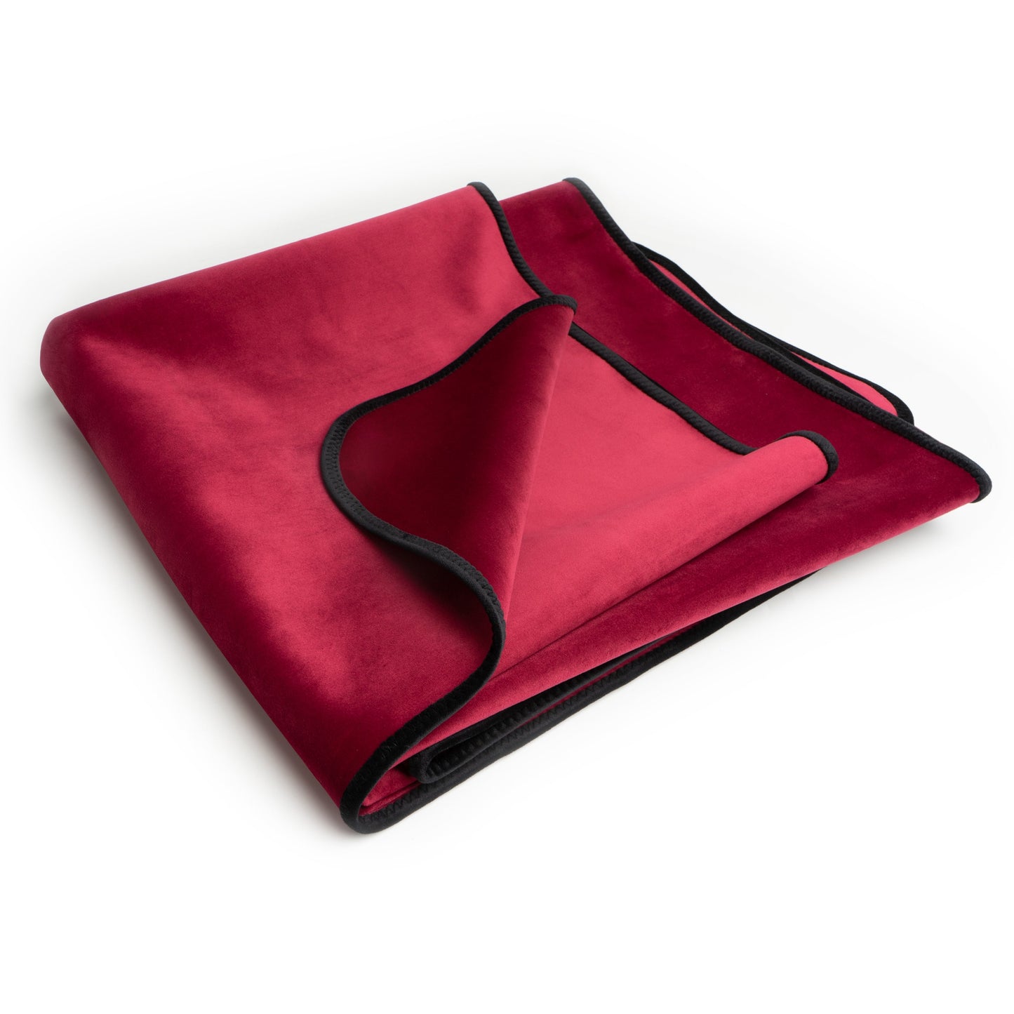 Fascinator Throw Mini | Merlot Microvelvet