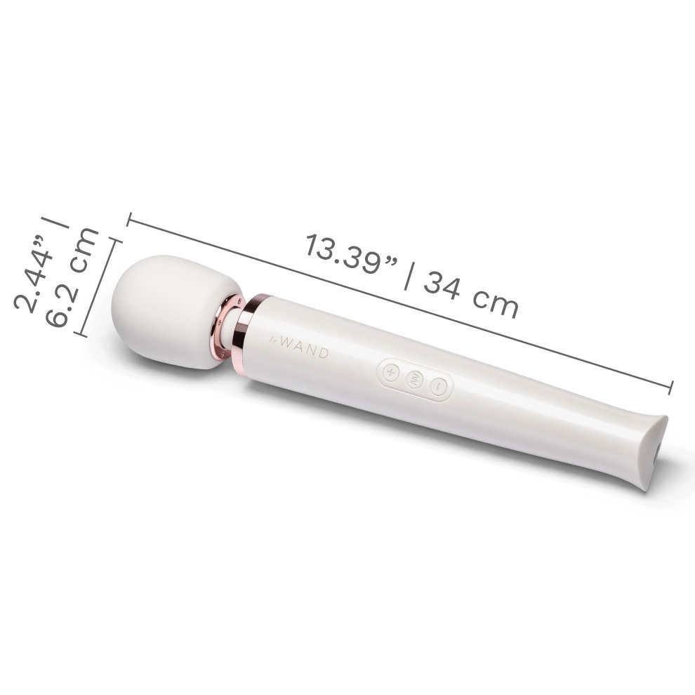 Le Wand Rechargeable Vibrating Massager | Cosmo Sexcellence Award | White