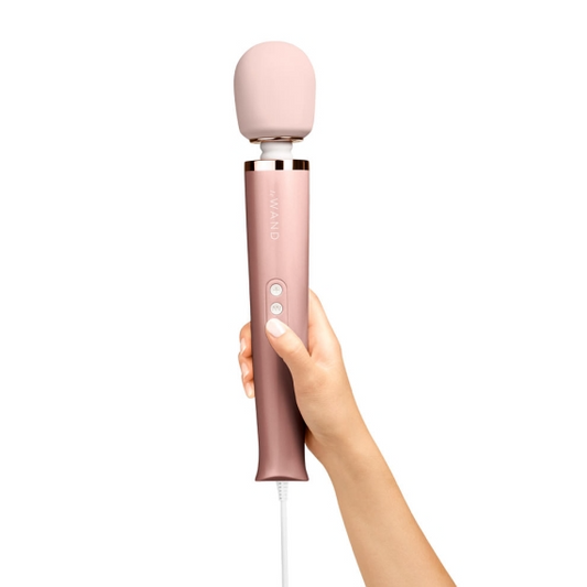 Plug-In Vibrating Massager | Rose Gold