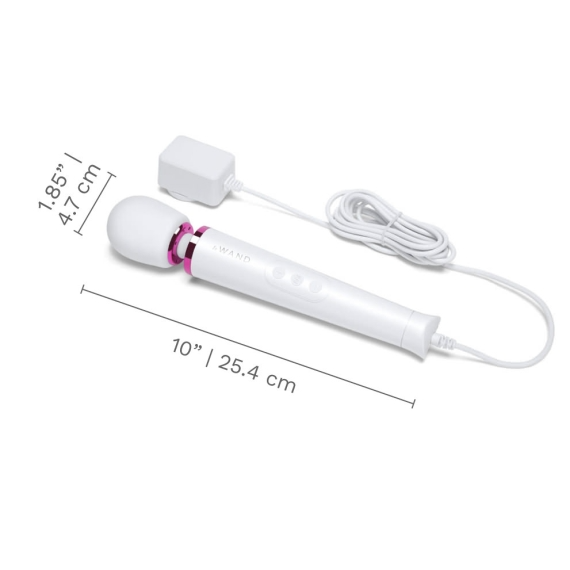 Le Wand Powerful Petite Plug-In Massager | White