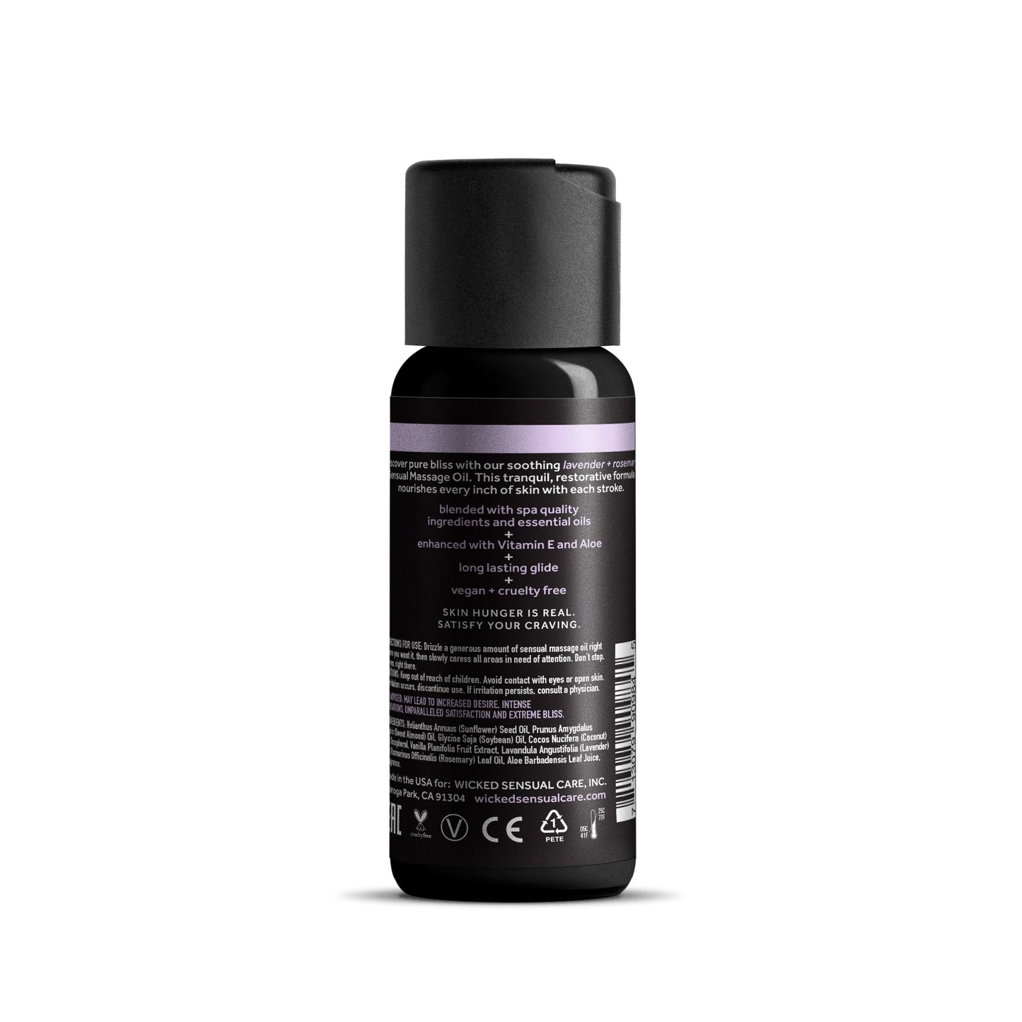 Lavender + Rosemary Sensual Massage Oil