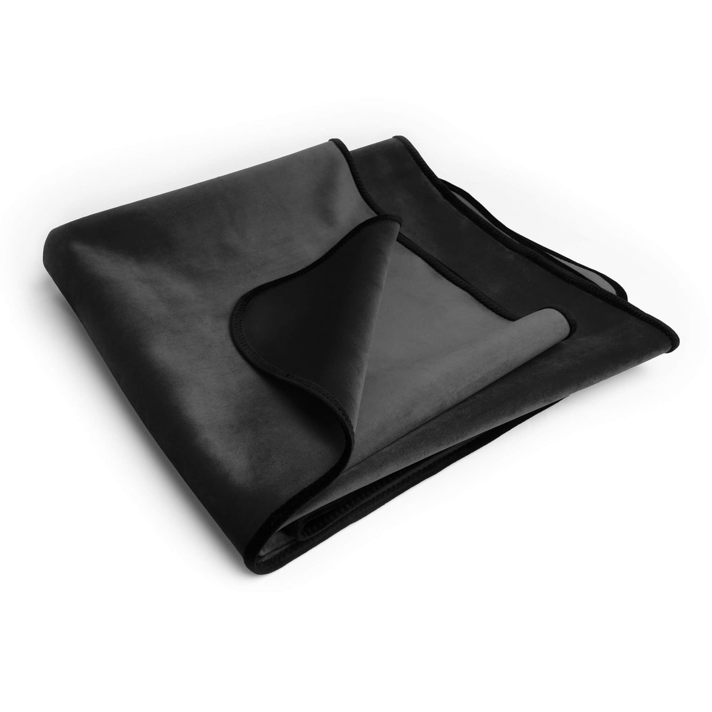 Fascinator Lush Throw King | Black Microvelvet