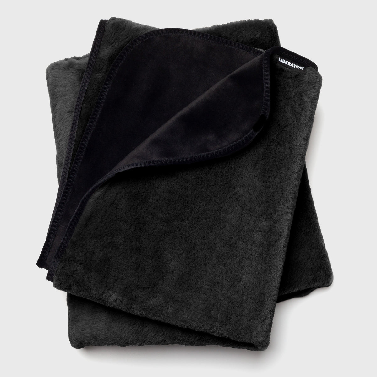 Fasinator Throw | Faux Fur | Black & Black | Regular