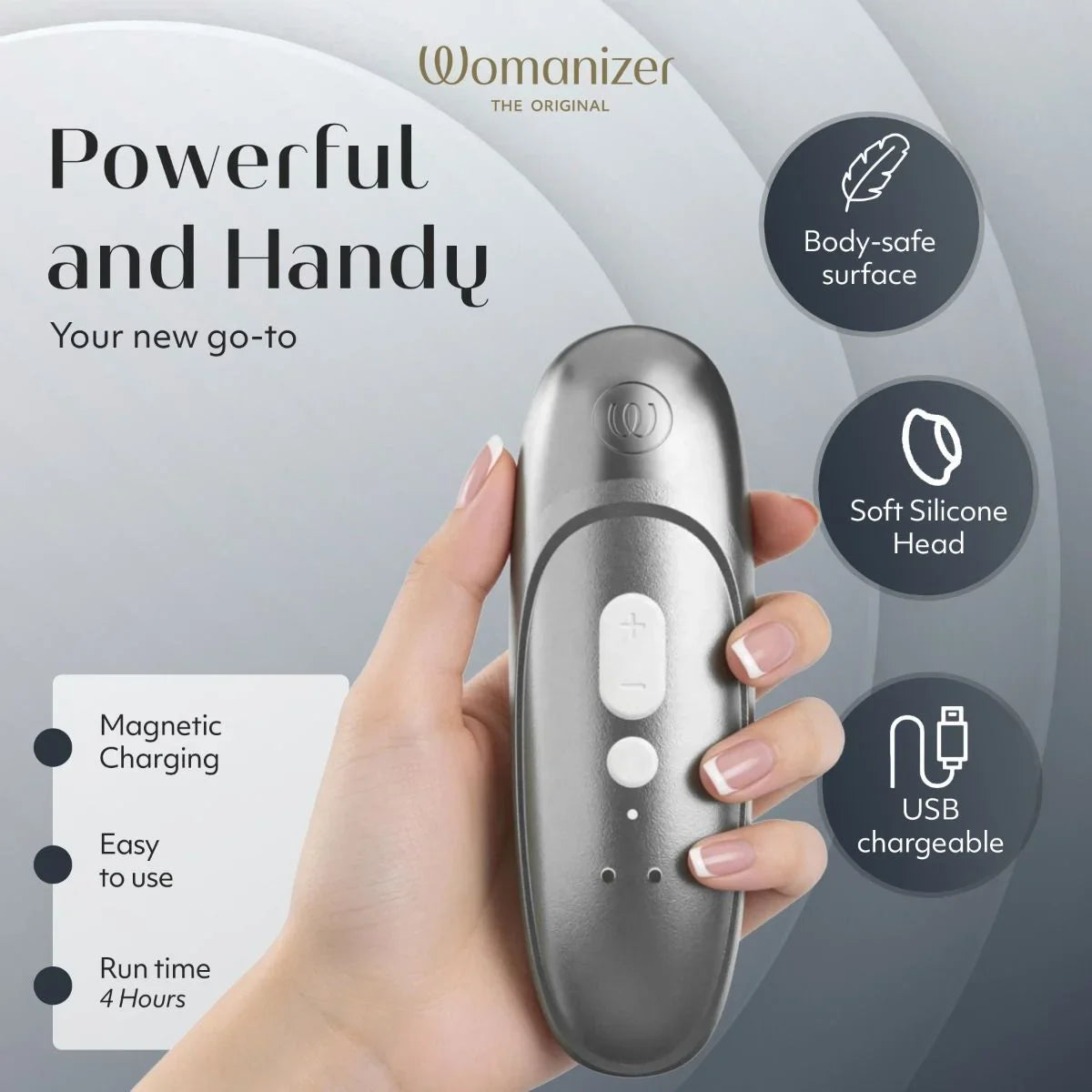 Womanizer Pro | Silver Grey
