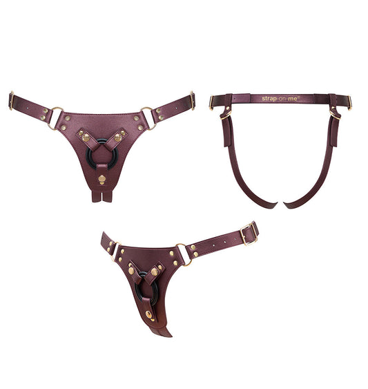 Harness Simili Generous | One Size | Aubergine