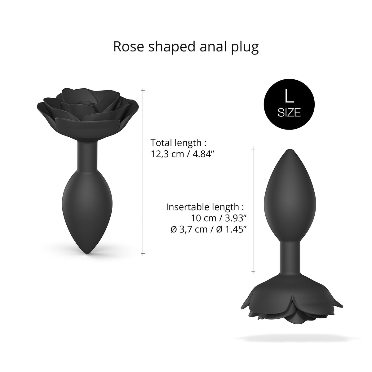 Open Roses | L | Black Onyx
