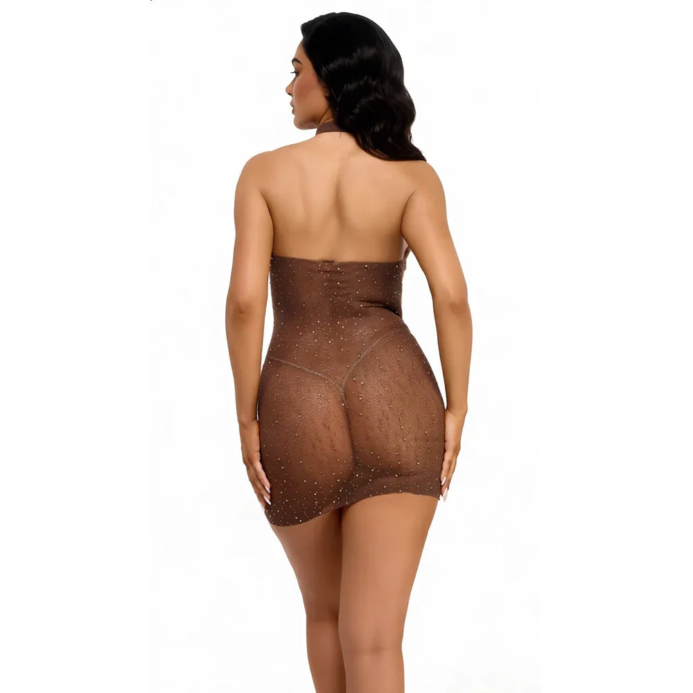 Samantha Mini Dress | Brown | OS