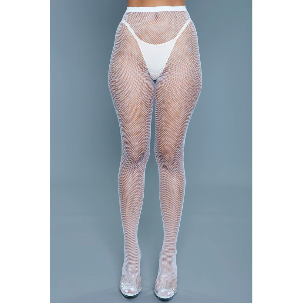 Up All Night Pantyhose | White