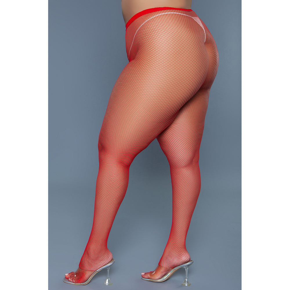 Up All Night Pantyhose | Red | QS