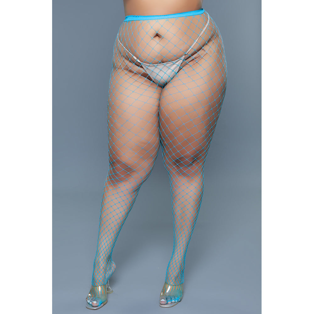 Can't Back Down Pantyhose | Turquoise | QS