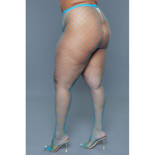 Can't Back Down Pantyhose | Turquoise | QS
