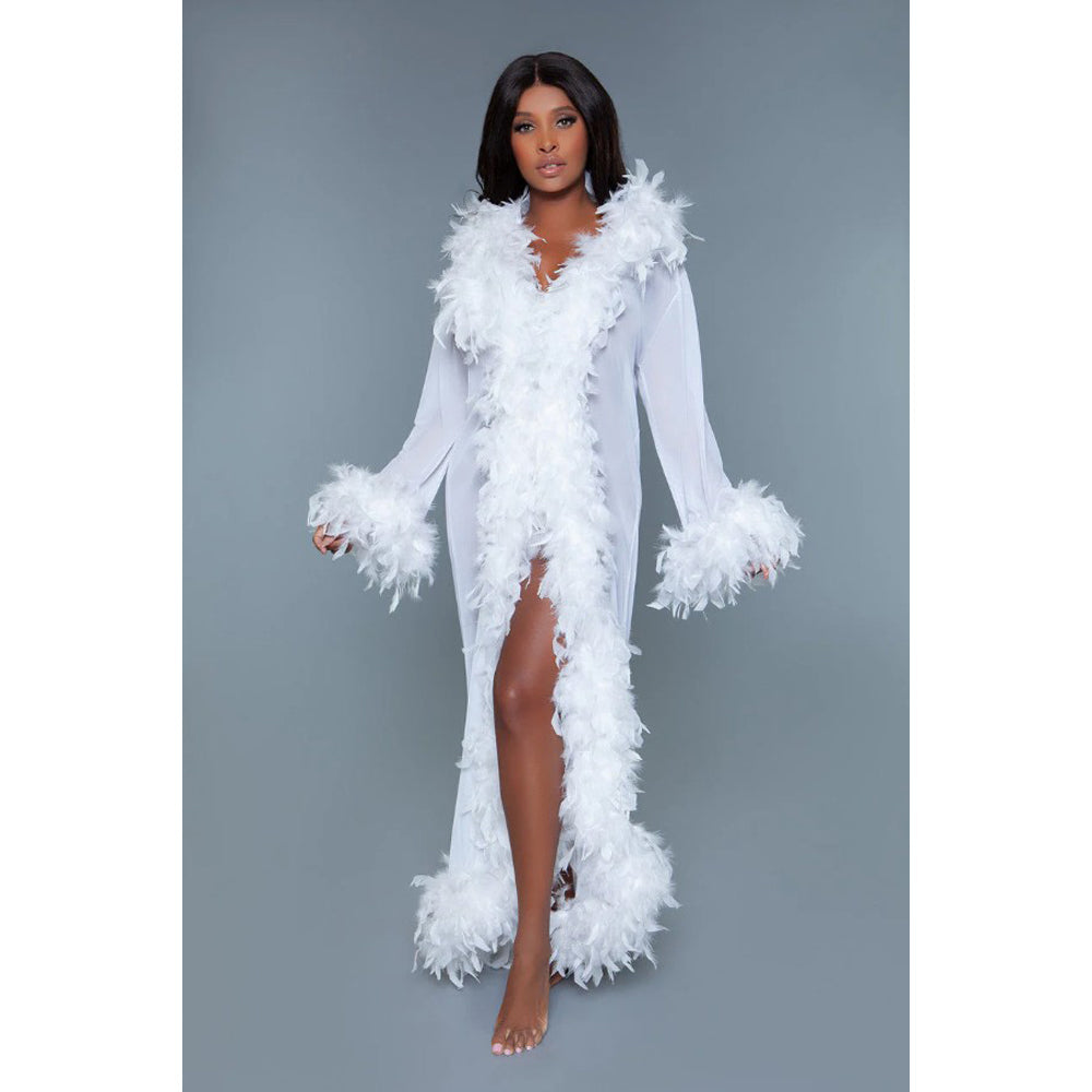 Glamour Robe |White