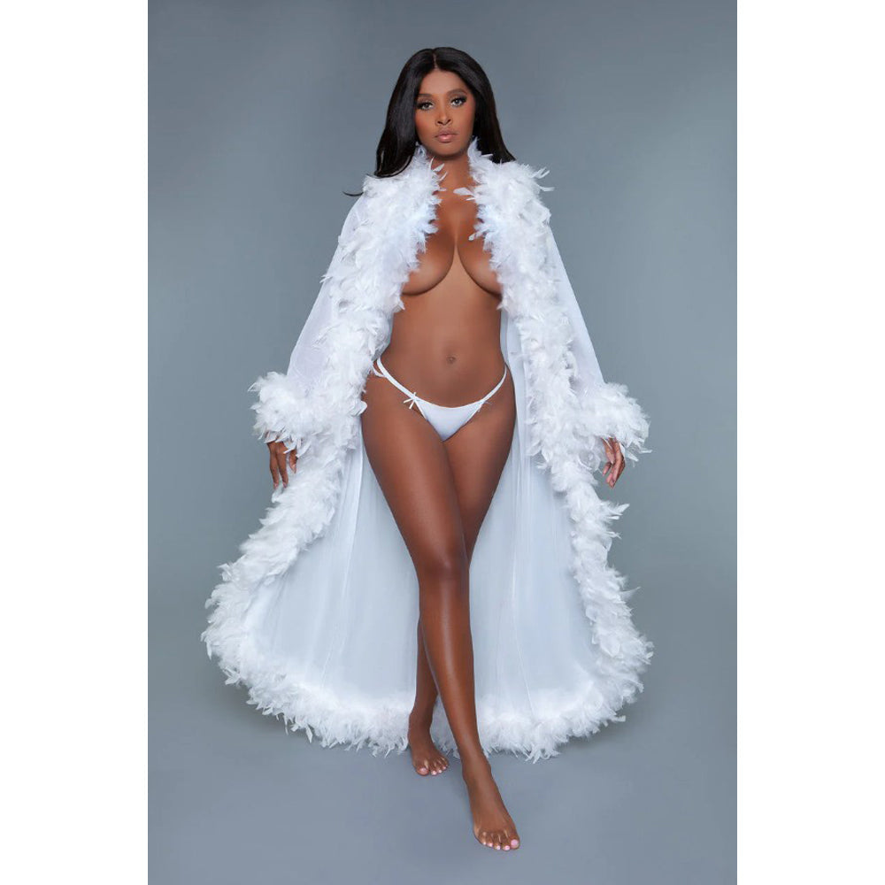 Glamour Robe |White