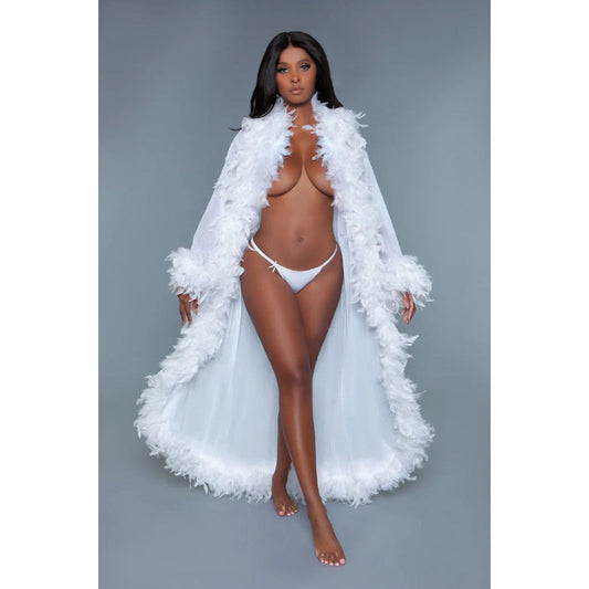 Glamour Robe |White