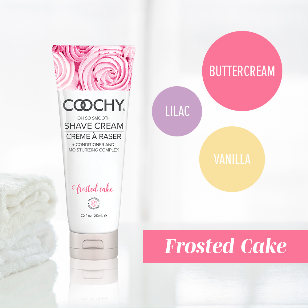 Coochy Shave Cream | Frosted Cake | 7.2 oz