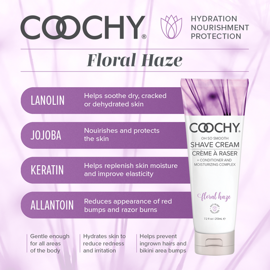 Coochy Shave Cream |  Floral Haze | 7.2 oz