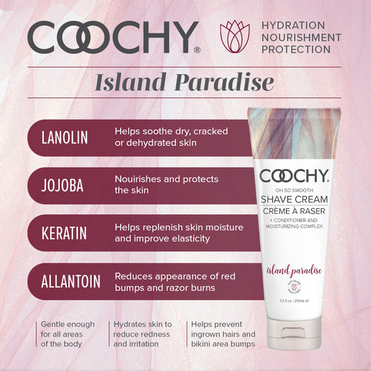 Coochy Cream | Island Paradise | 7.2 oz