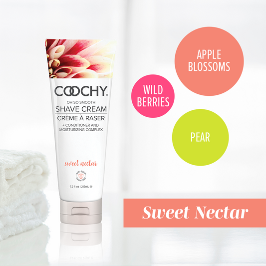 Coochy Shave Cream | Sweet Nectar | 7.2 oz