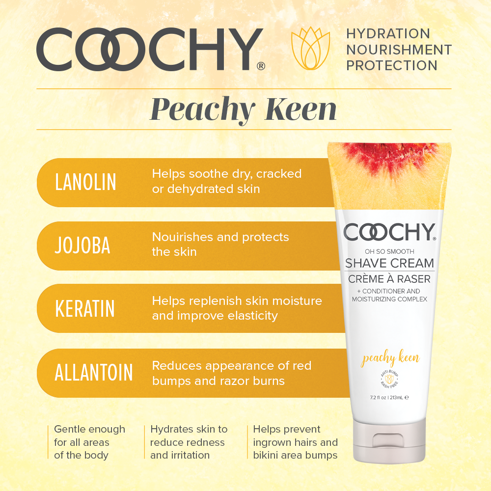 Coochy Shave Cream | Peachy Keen 7.2oz