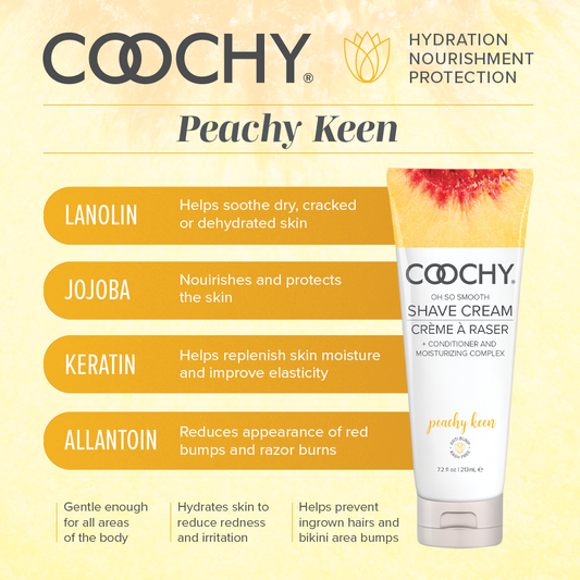 Coochy Shave Cream | Peachy Keen 7.2oz