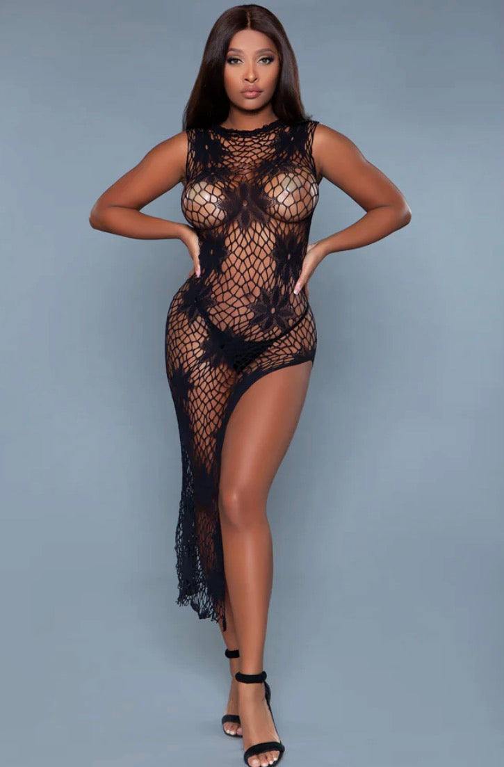 All Night Long Dress | Black One Size