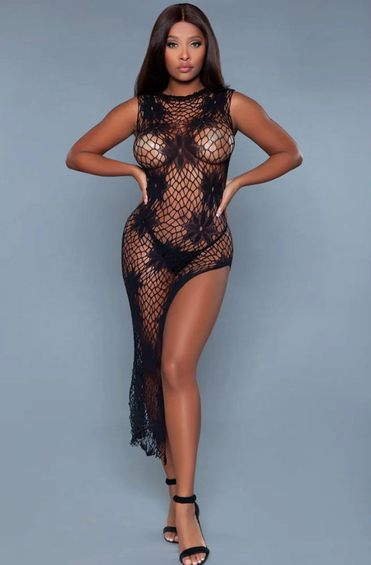 All Night Long Dress | Black One Size