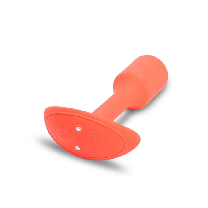 Vibrating Snug Plug | S | Orange