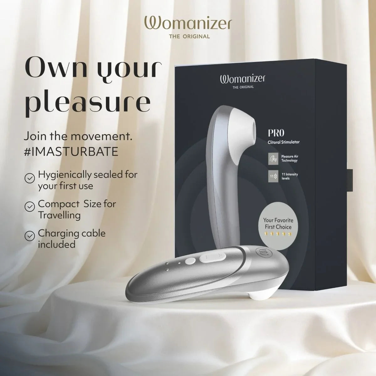 Womanizer Pro | Silver Grey