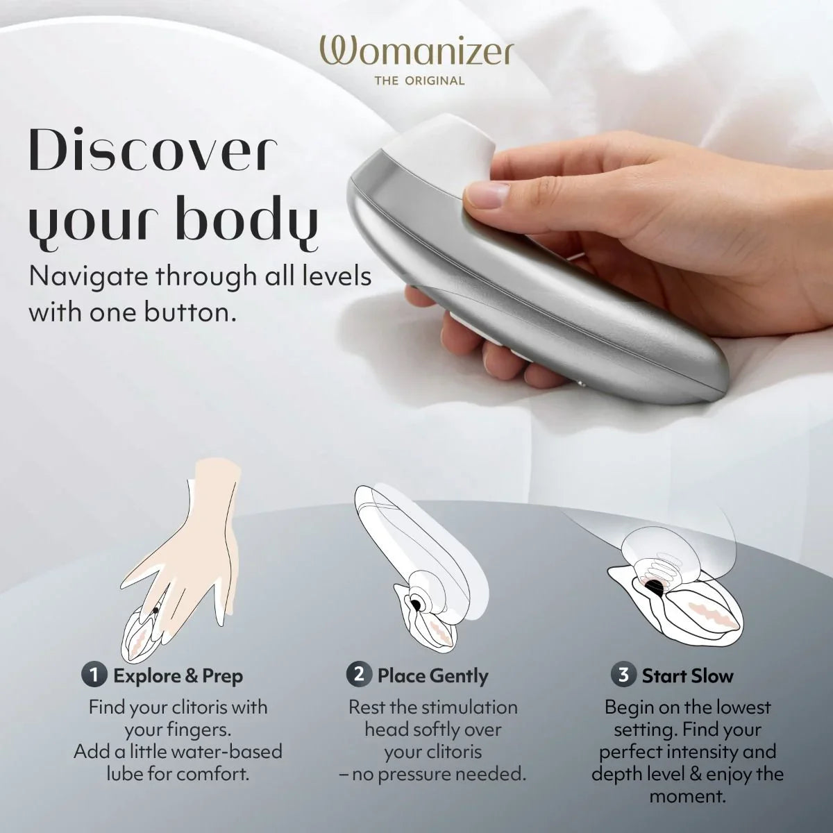 Womanizer Pro | Silver Grey
