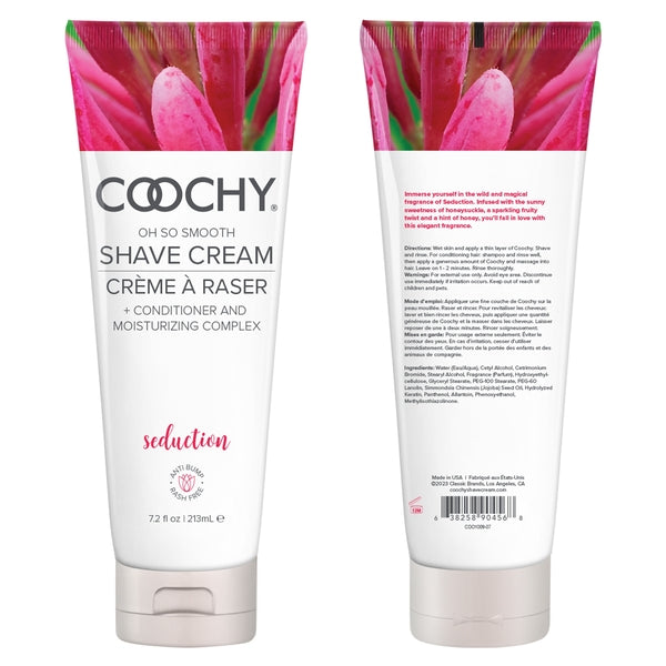 Coochy Shave Cream | Seduction | 7.2 oz