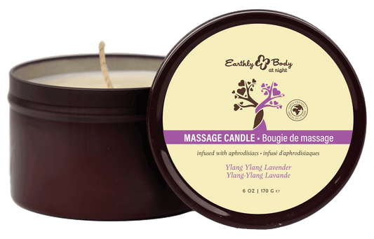 Earthly Body at Night Candle Aphrodisiac Collection | Ylang Ylang Lavender