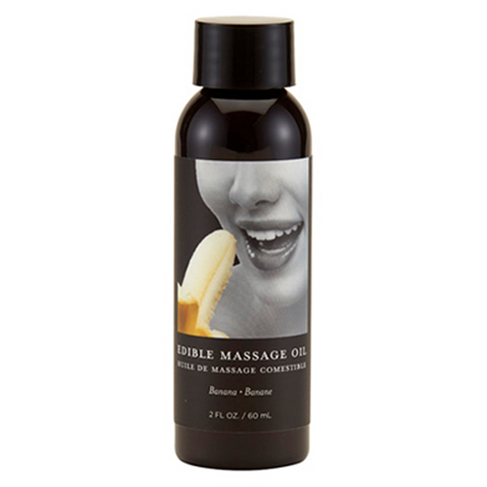 Edible Massage Oil | Banana | 2oz Travel Size