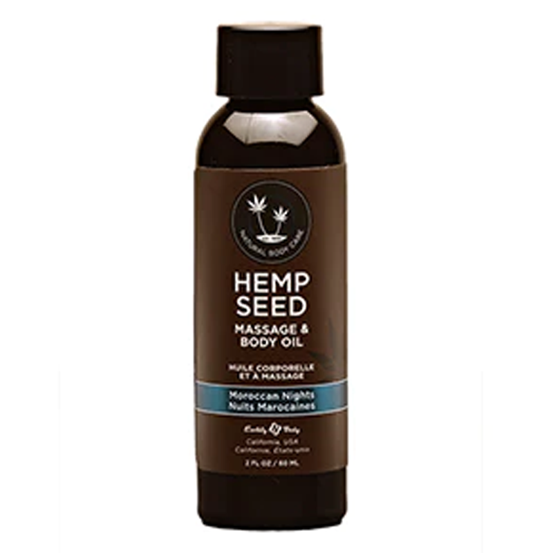 Hemp Seed Massage Oil | Moroccan Nights | 2oz Travel Size