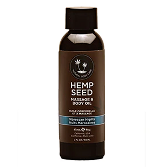 Hemp Seed Massage Oil | Moroccan Nights | 2oz Travel Size