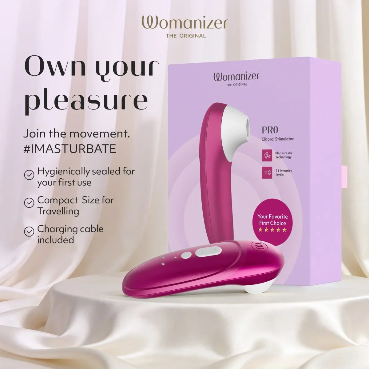 Womanizer Pro | Vibrant Pink