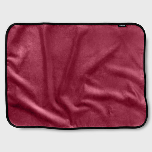 Fascinator Throw Mini | Merlot  Microvelvet
