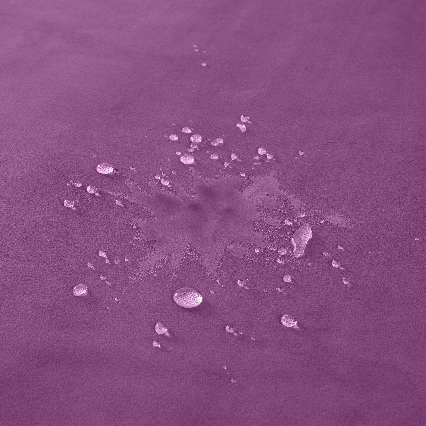 Fascinator Throw Mini | Aubergine Microvelvet