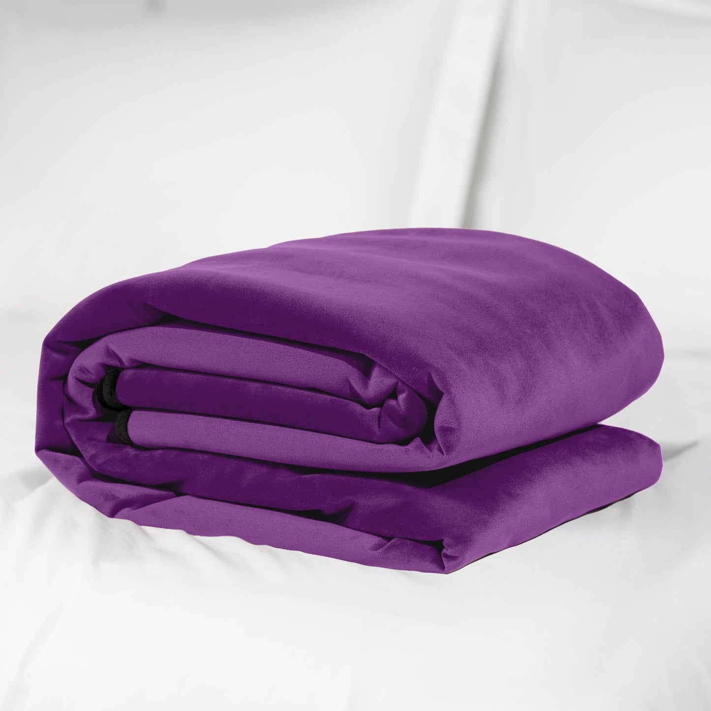 Fascinator Throw Travel Size | Purple Velvish