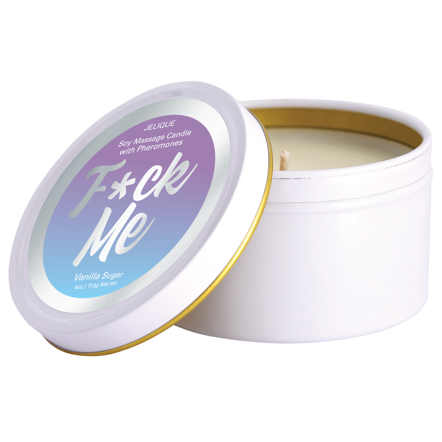 Mood Pheromone Soy Massage Candle | F*ck Me | Vanilla Sugar
