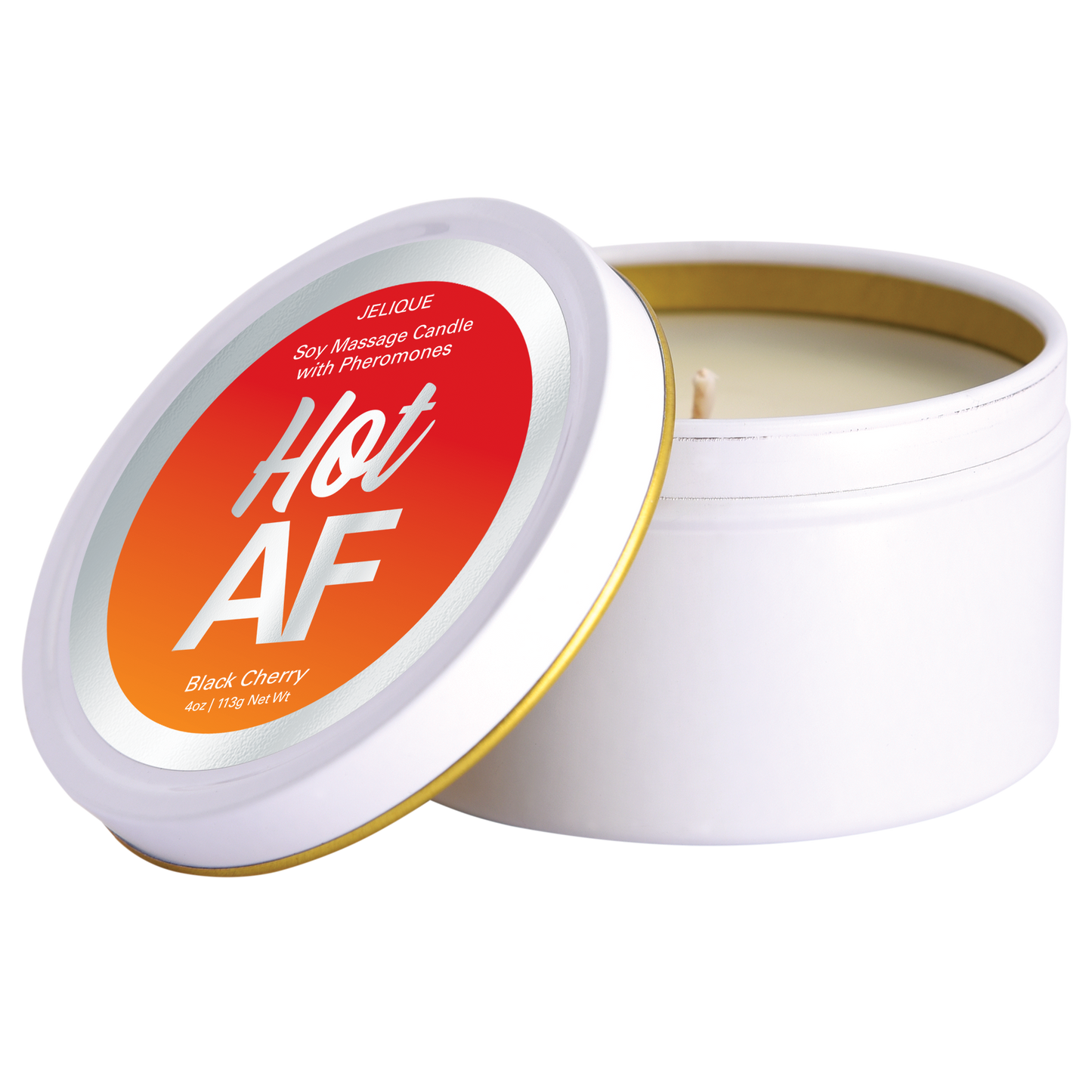 Mood Pheromone Soy Massage Candle | Hot AF | Black Cherry