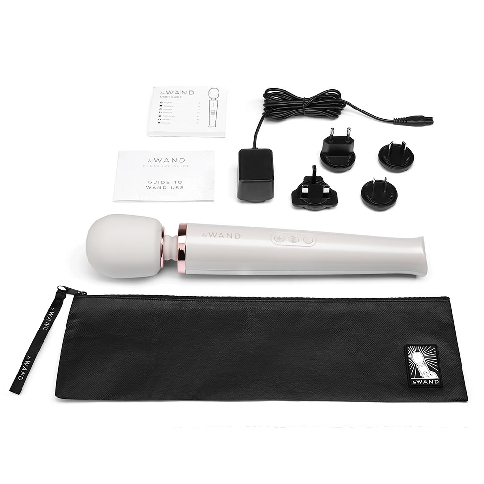 Le Wand Rechargeable Vibrating Massager | Cosmo Sexcellence Award | White