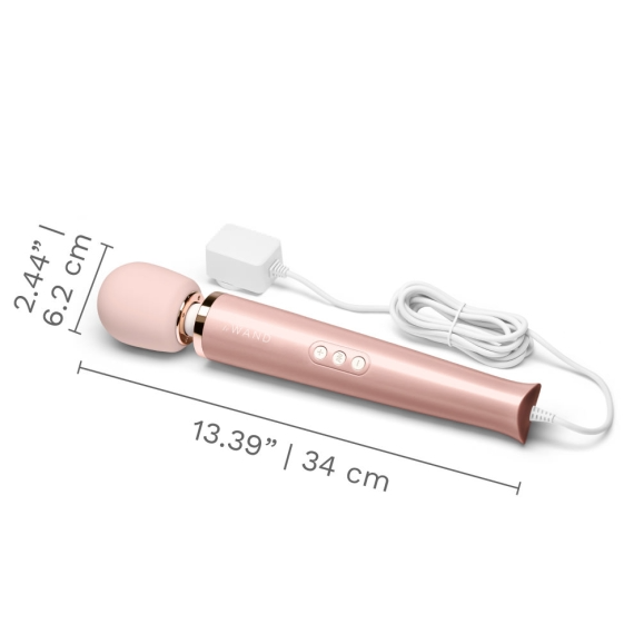 Plug-In Vibrating Massager | Rose Gold